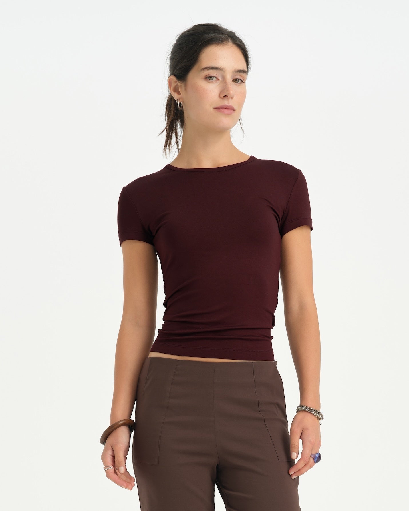 Kestane Basic T-Shirt