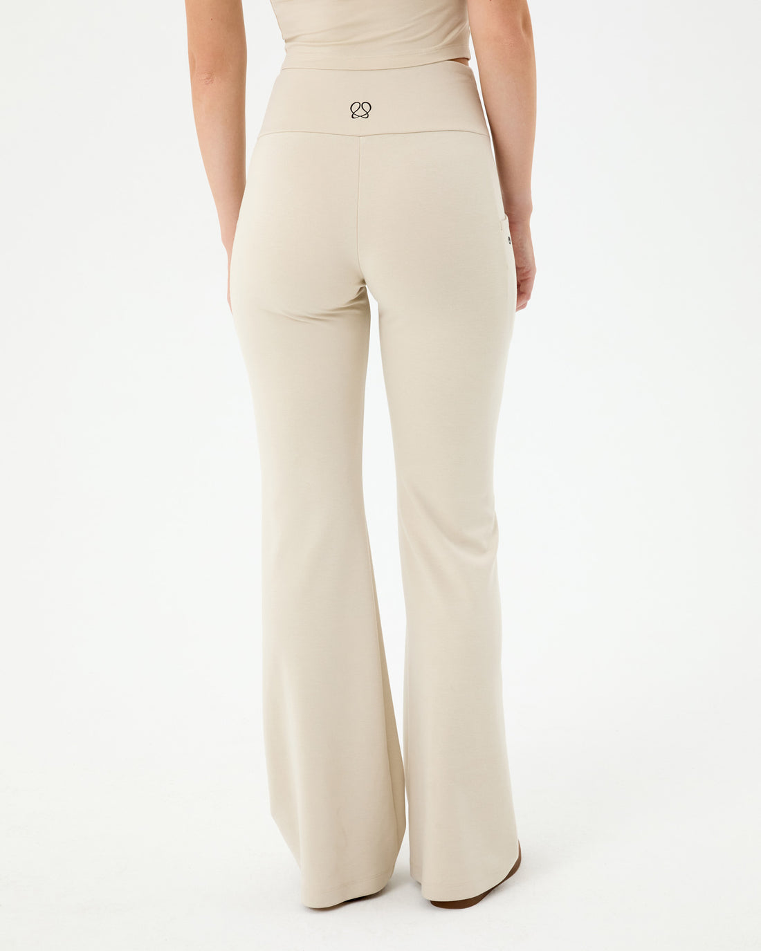 Krema Cepli Flare Pantolon
