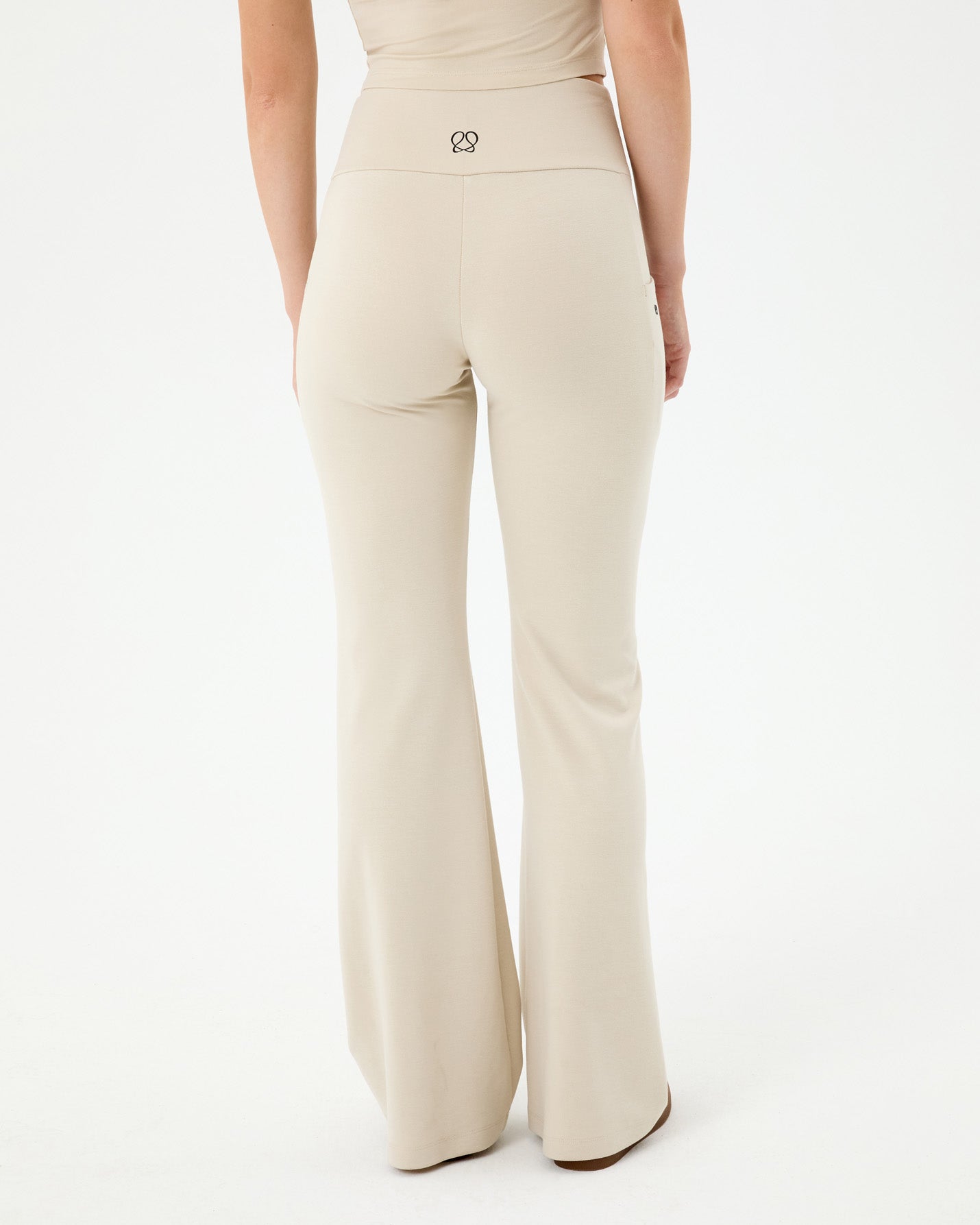 Krema Cepli Flare Pantolon