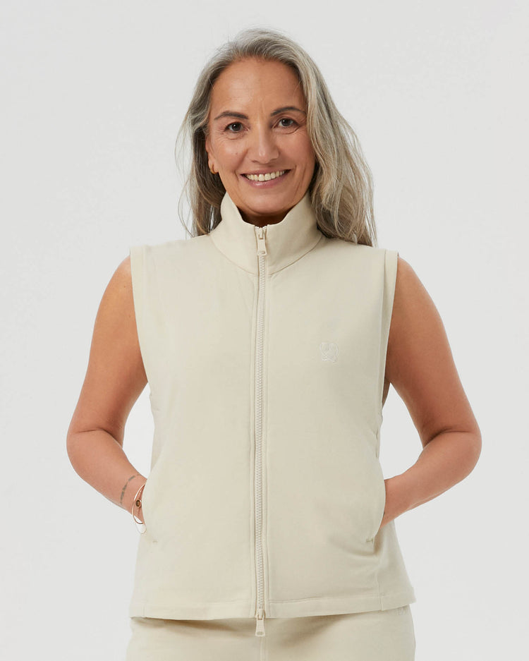 Vanilya Dik Yaka Yelek