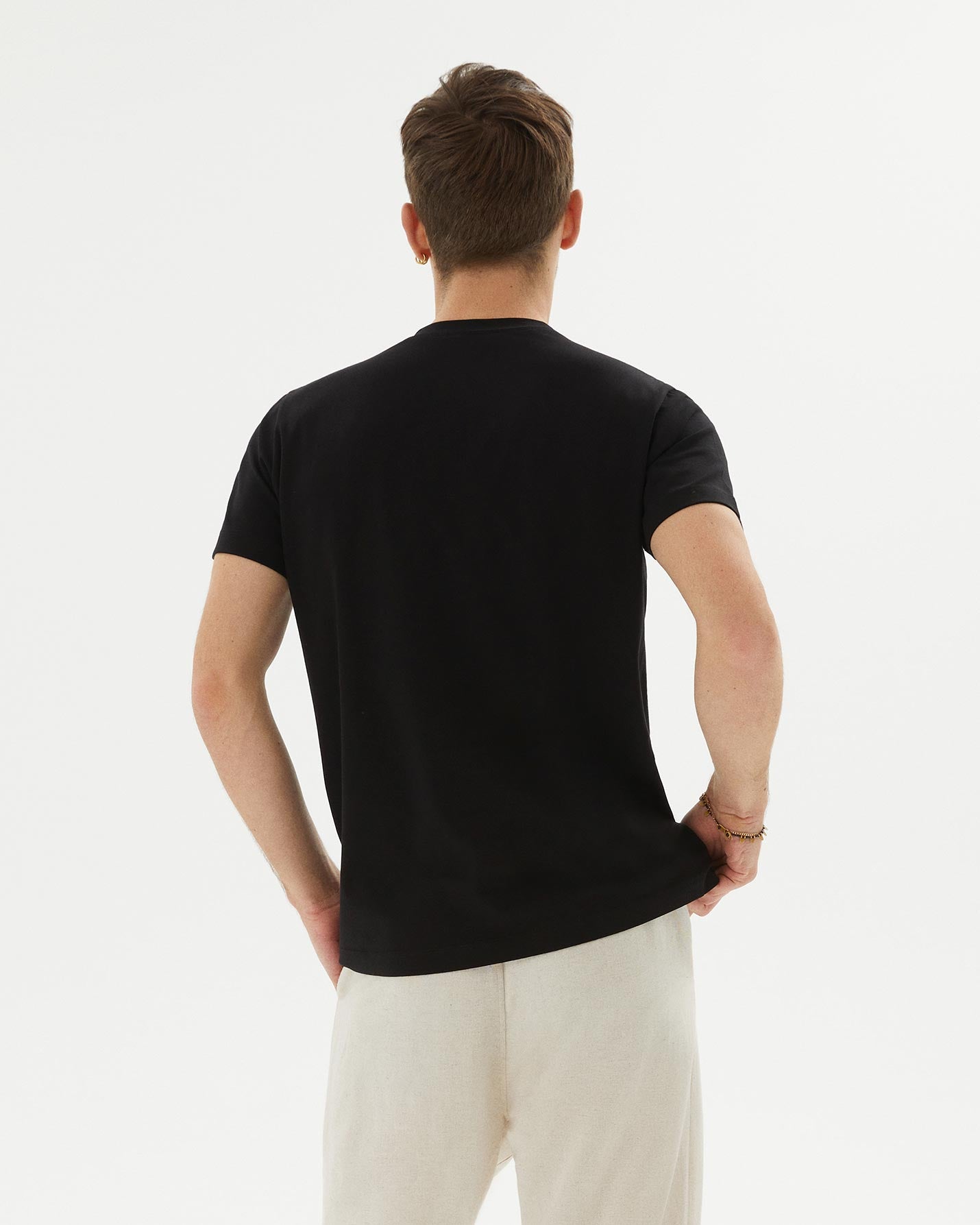 Siyah Erkek Basic T-Shirt