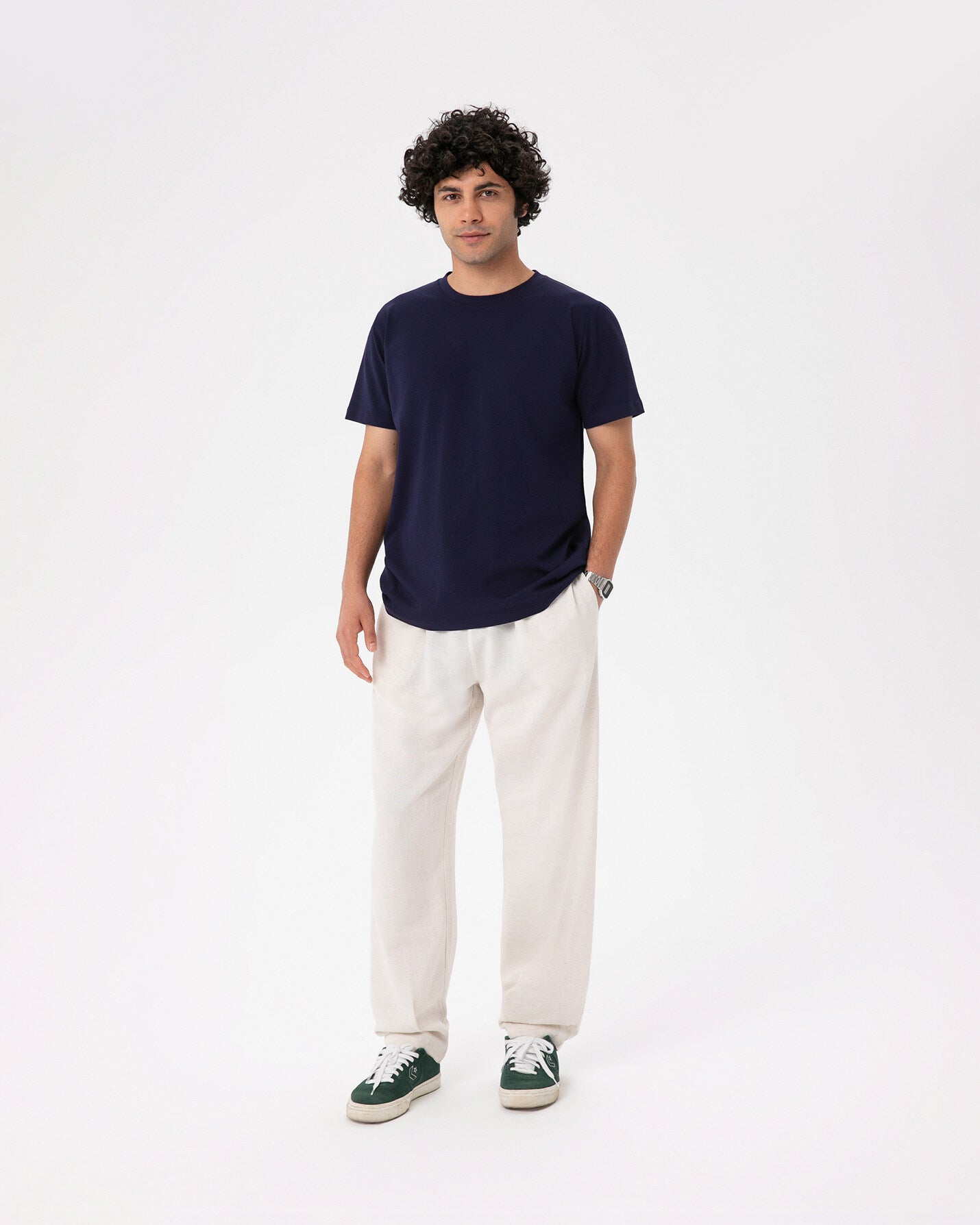 Indigo Erkek Basic T-Shirt