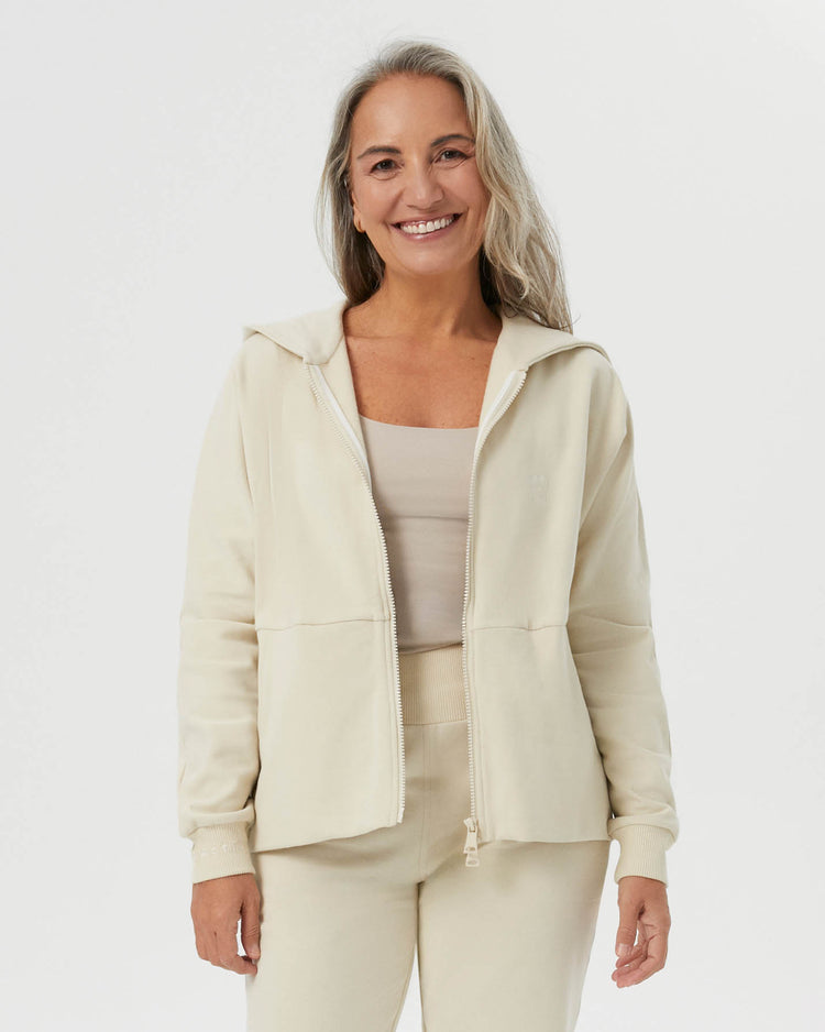 Vanilya Fermuarlı Hoodie