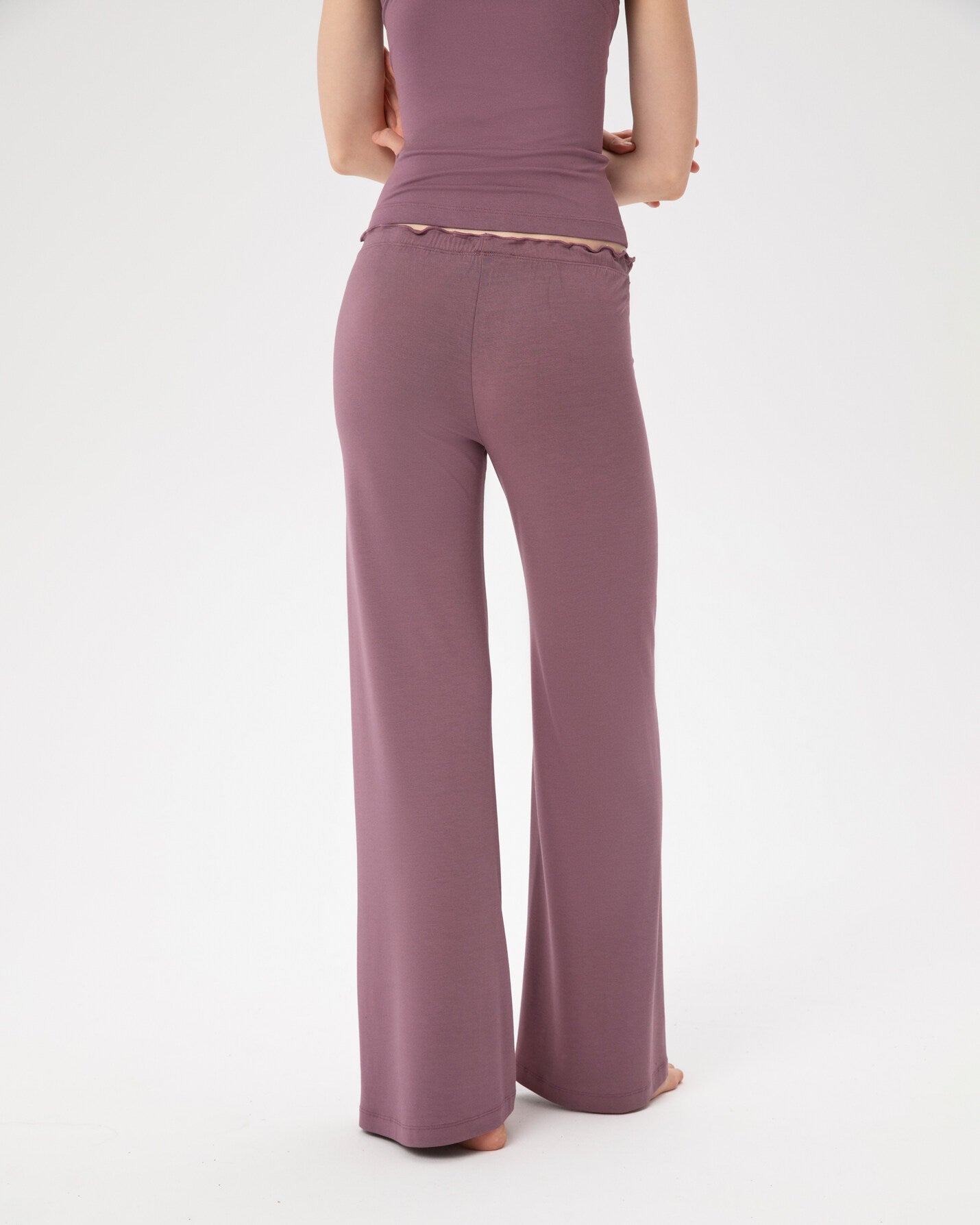 Lila Flare Pijama Pantolon