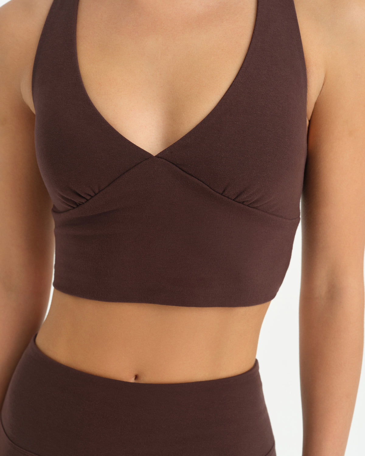 Kahverengi Halter Büstiyer