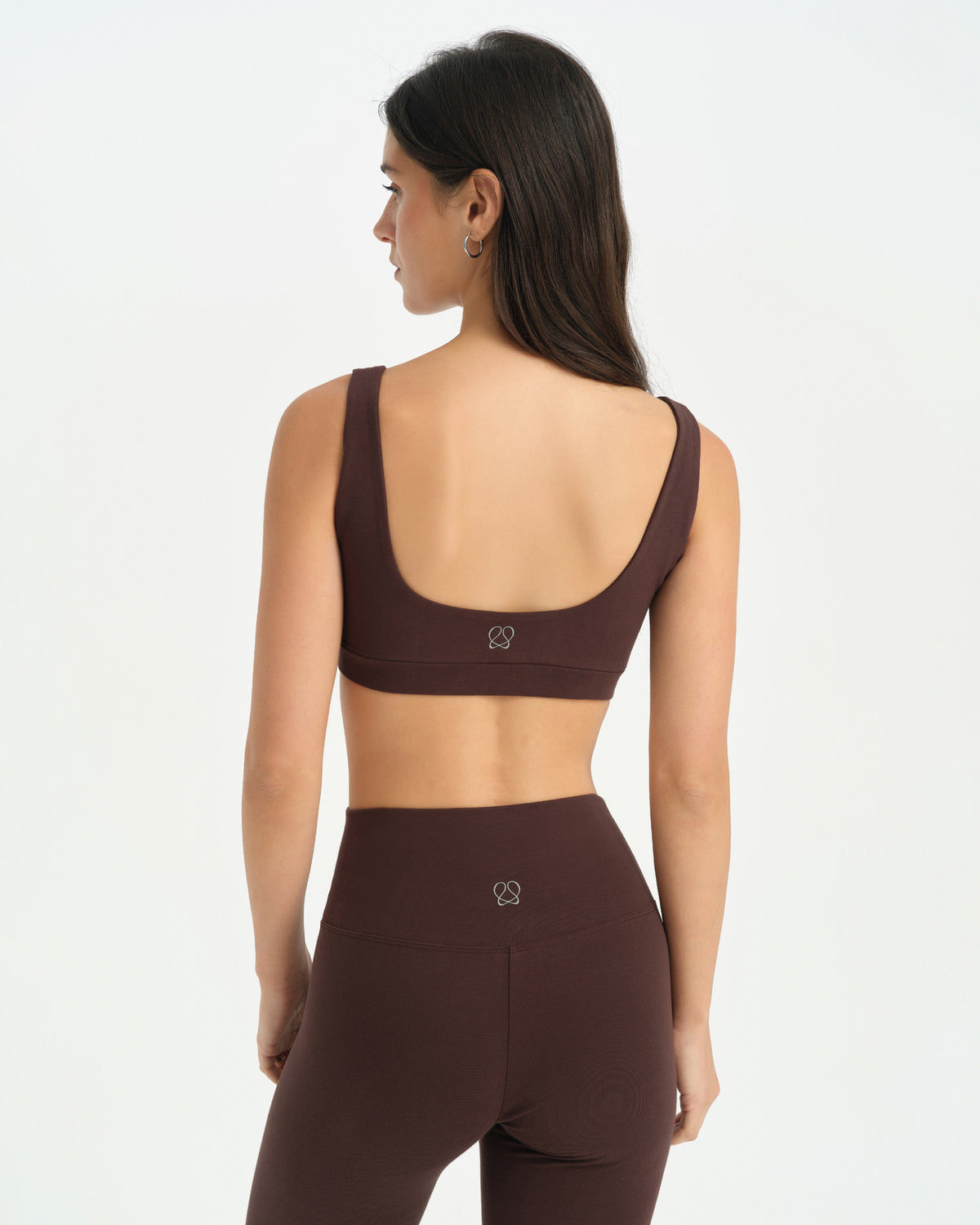 Kahverengi Low Back Bra