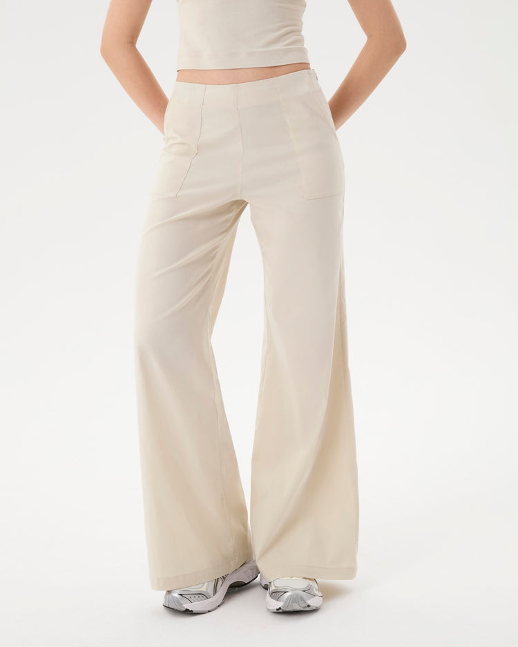 Krema Flare Pensli Pantolon