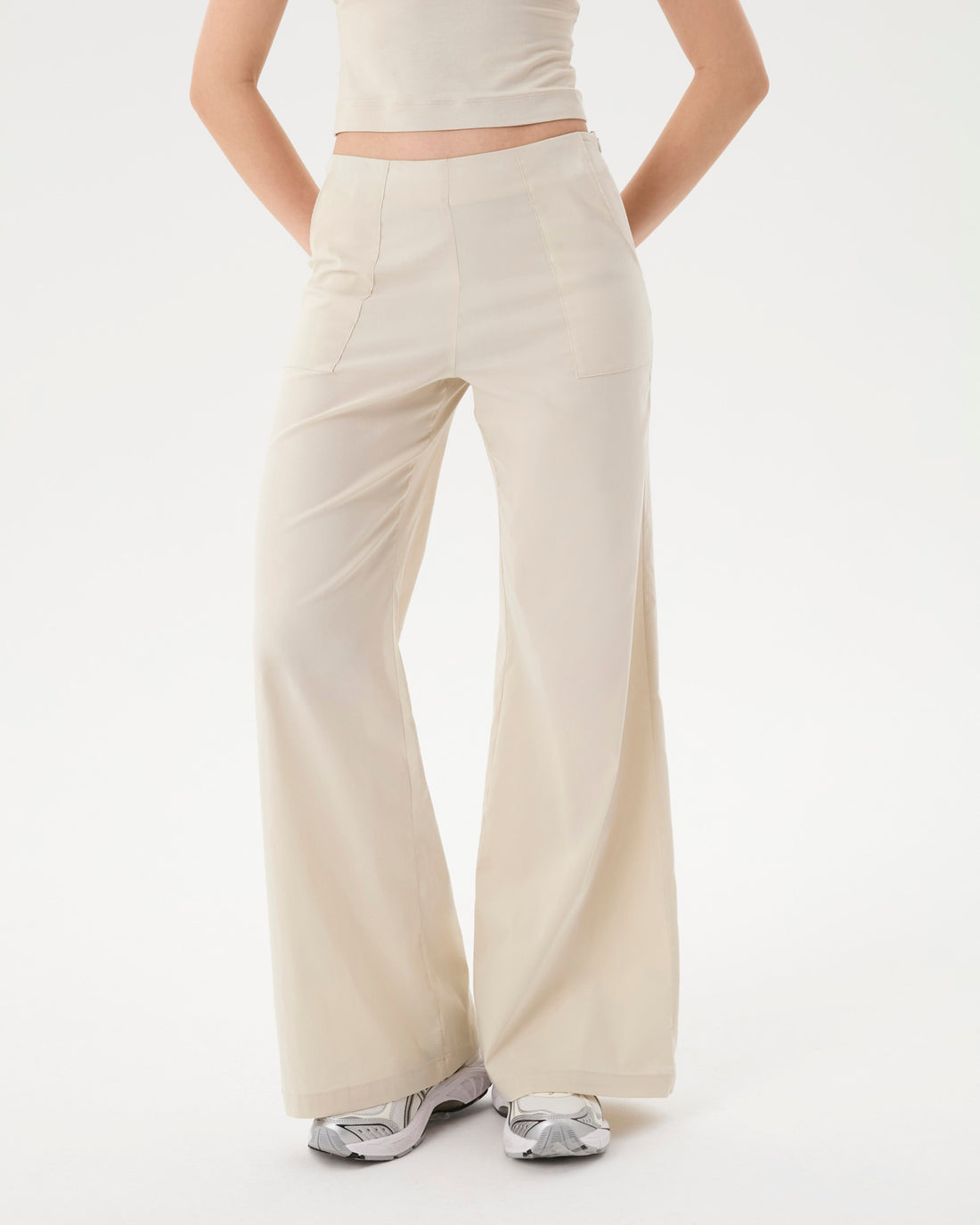 Krema Flare Pensli Pantolon