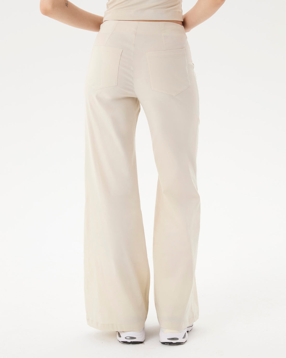 Krema Flare Pensli Pantolon
