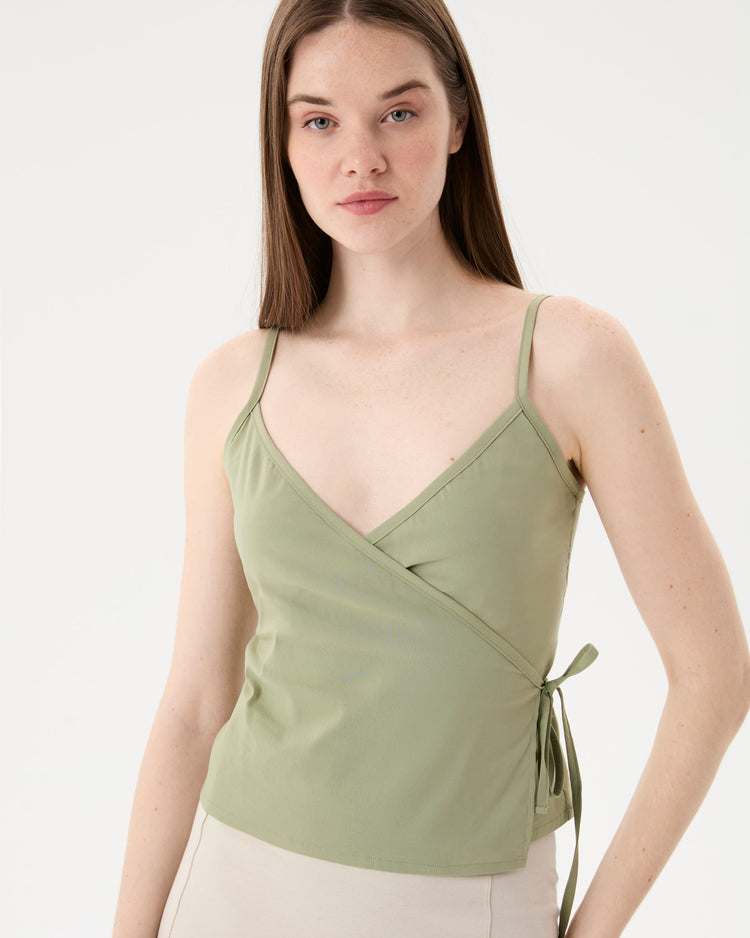 Matcha Askılı Anvelop Bluz