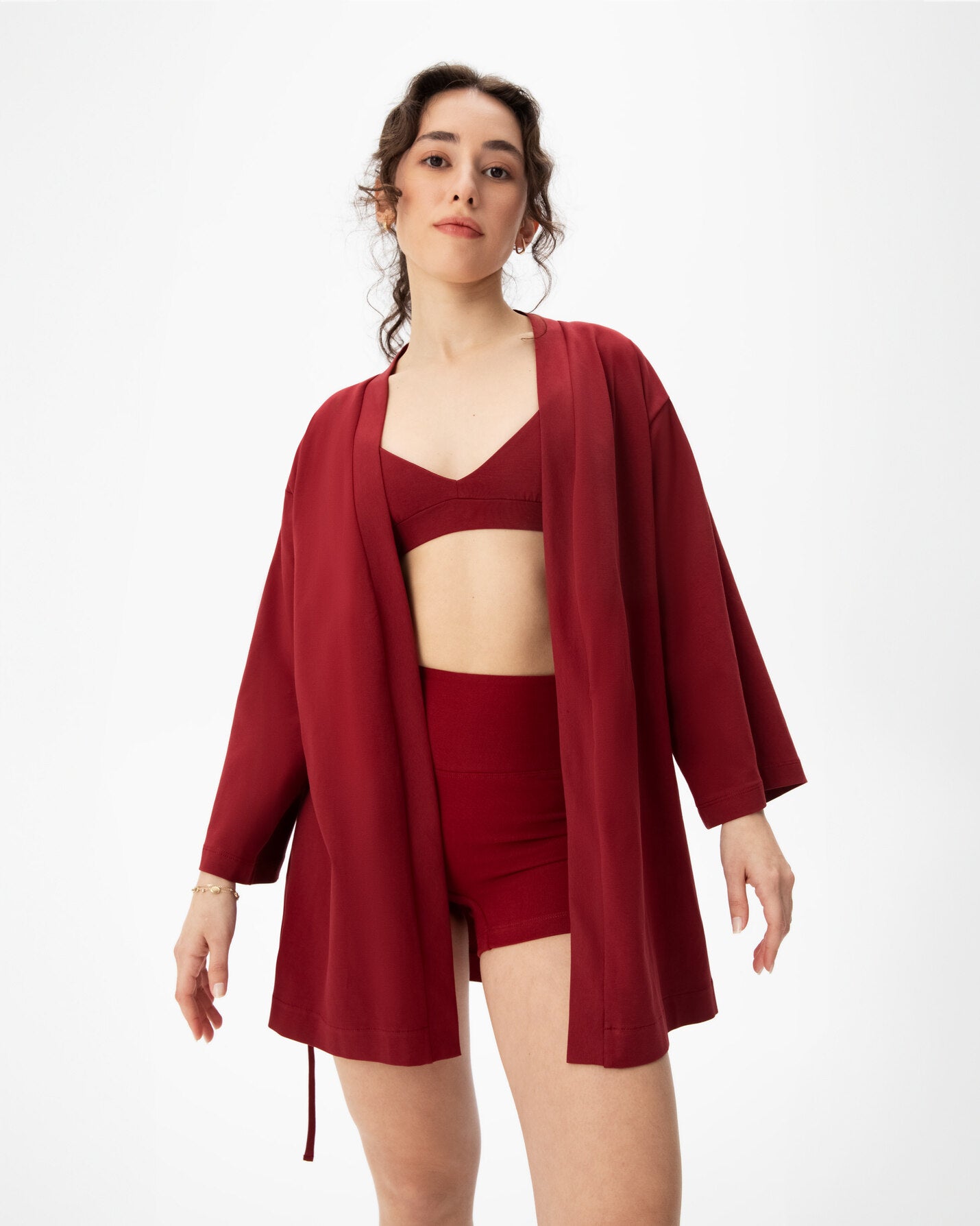 Sangria Organik Pamuk Kimono