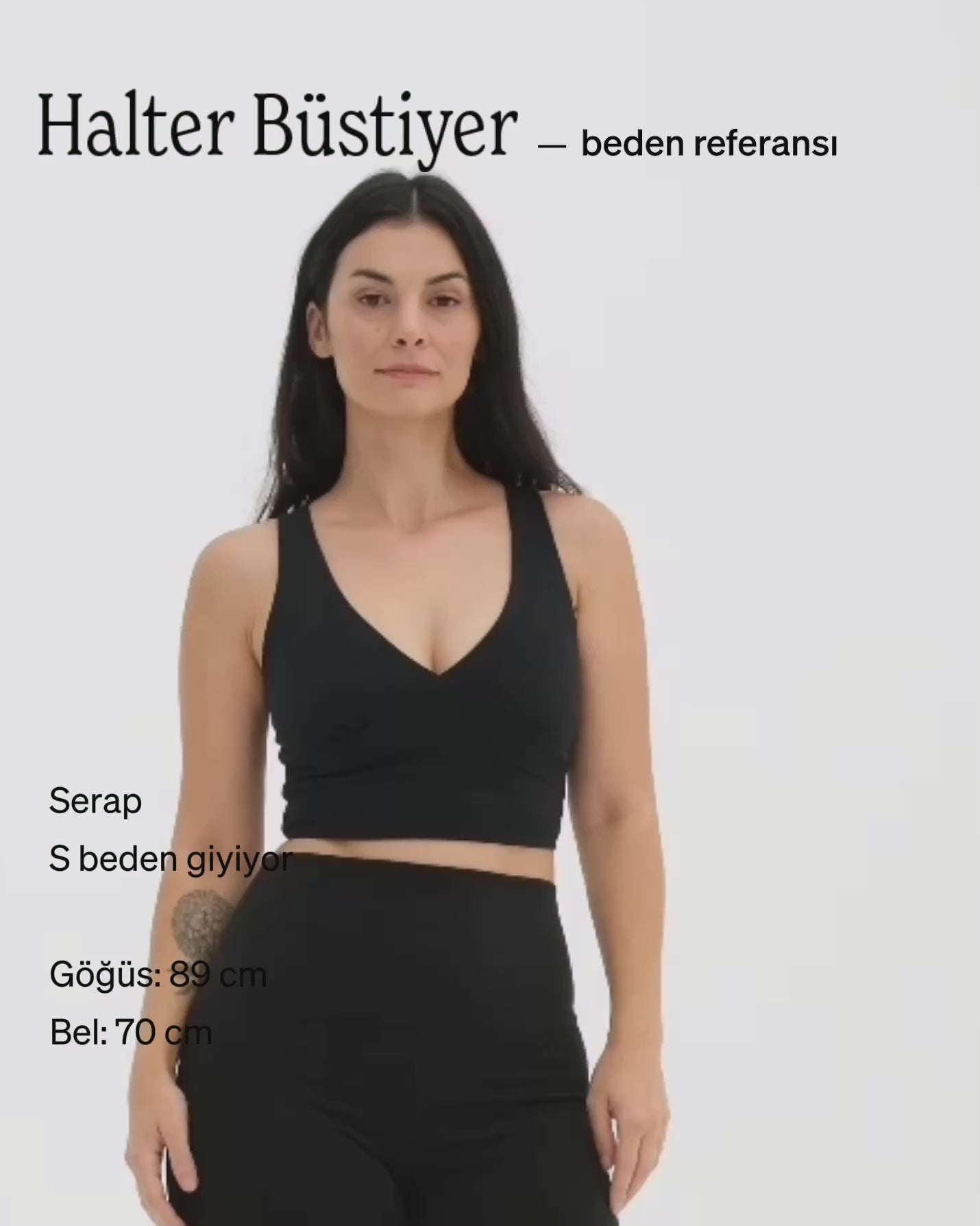 Kestane Halter Büstiyer
