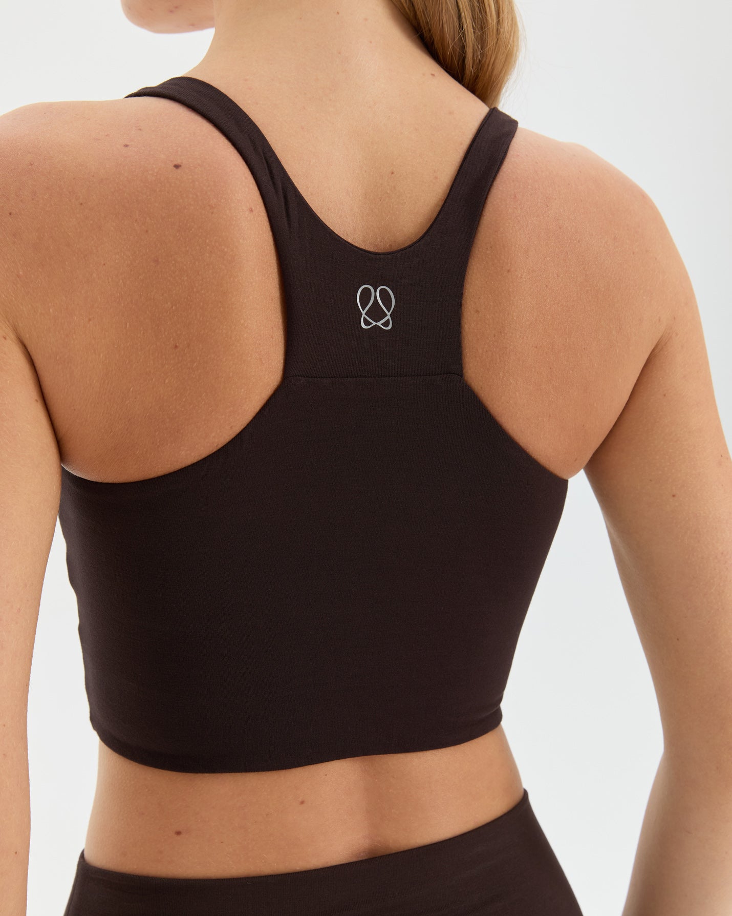 Kahverengi Yüzücü Yoga Bra