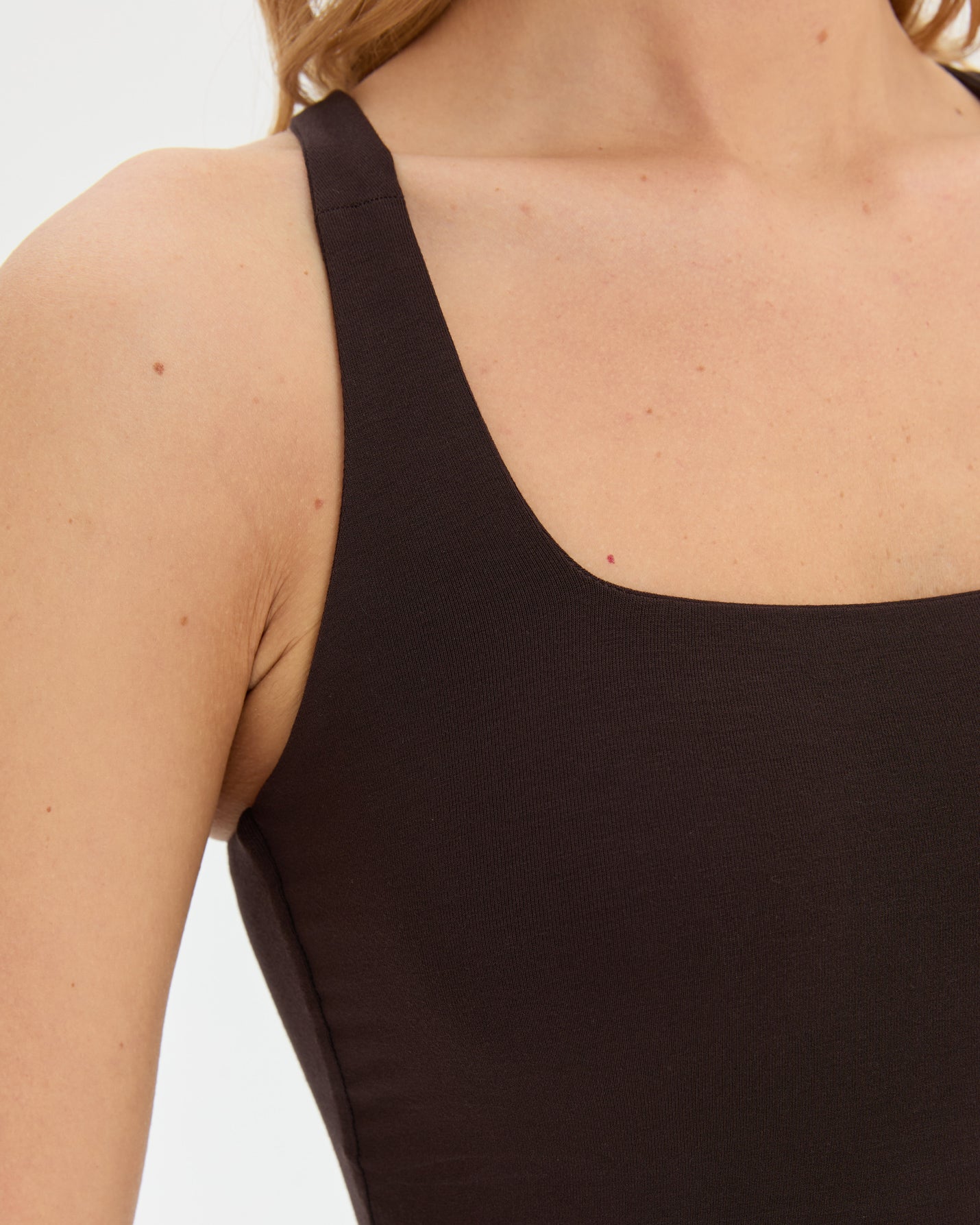 Kahverengi Yüzücü Yoga Bra